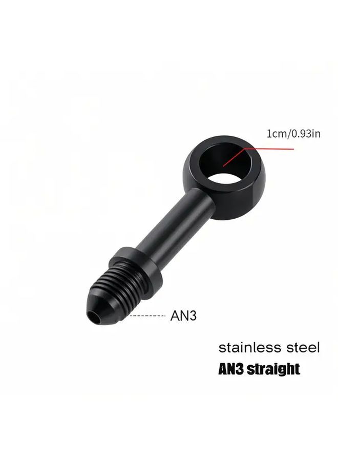 Straight Banjo Adapters Set of 2 For Motorcycle Hydraulic Oil Pipe Connections - Image 2