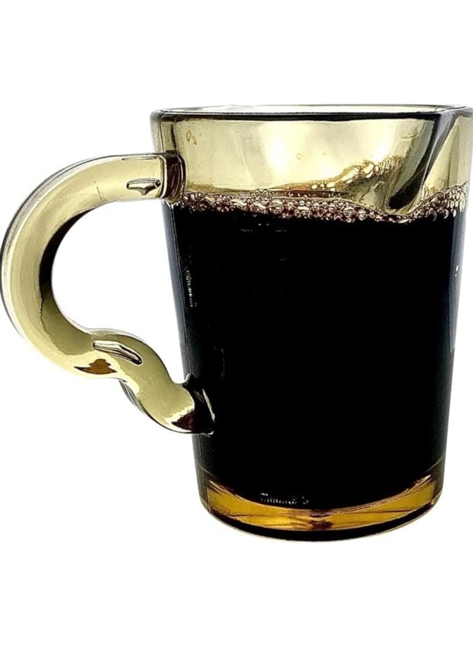 Rattleware Rattleware Yellow Double Spouted 3 Oz Polycarbonate Plastic Pitcher – Barista Measuring Cup, Small Measuring Glass, Espresso Pouring Pitcher, Measuring Cup with Marks, Commercial Measuring Tool  - Image 3
