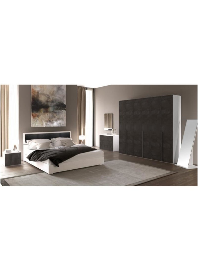 غرفة نوم كاملة مع الدولاب مصنوعة من خشب MDF تايلندي MS_BR_0010