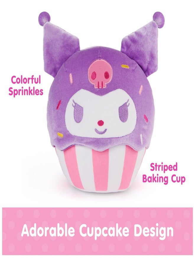 GUND Sanrio Hello Kitty and Friends Kuromi Cupcake Plush, Stuffed Animal for Ages 1 and Up, Purple/White, 8” - Image 2