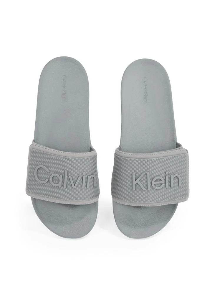 CALVIN KLEIN Logo Detail One Strap Flip Flops