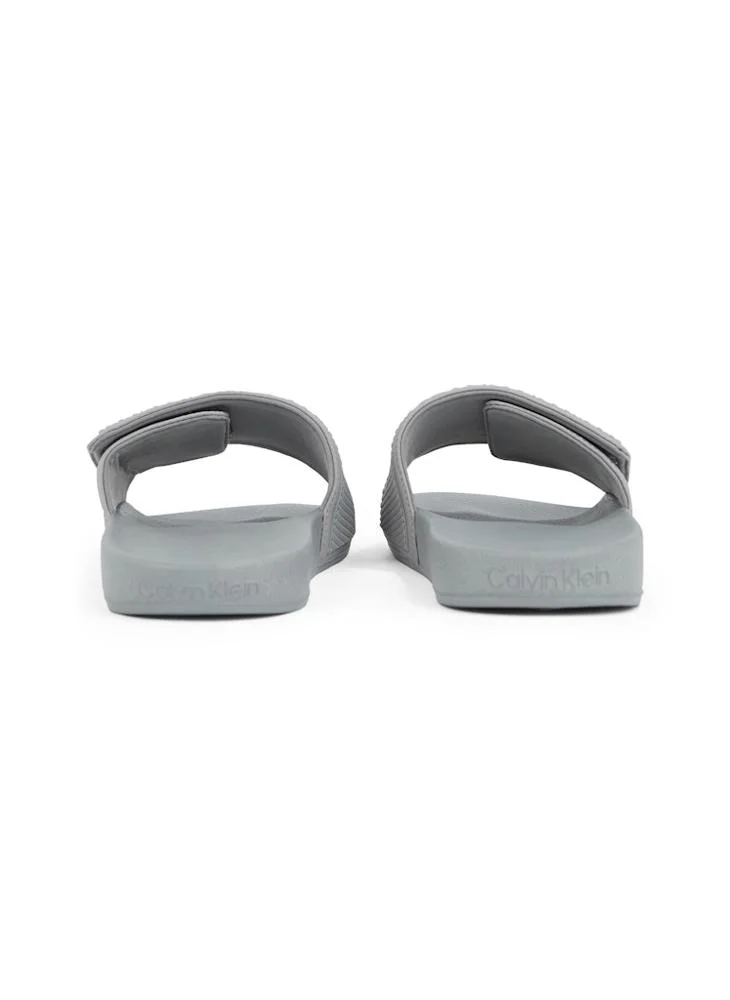 CALVIN KLEIN Logo Detail One Strap Flip Flops