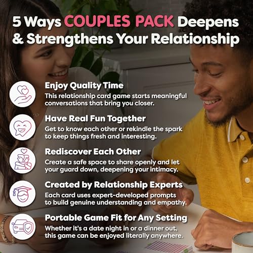 TALKING POINT CARDS 200 Conversation Cards for Couples Card Games for Date Night Relationship Questions Intimacy Building for Adults Anniversary Engagement Gifts Couples Games - Image 5