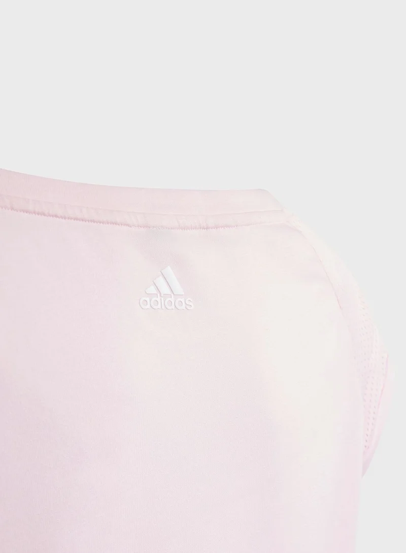 adidas تيشيرت قصير للأطفال