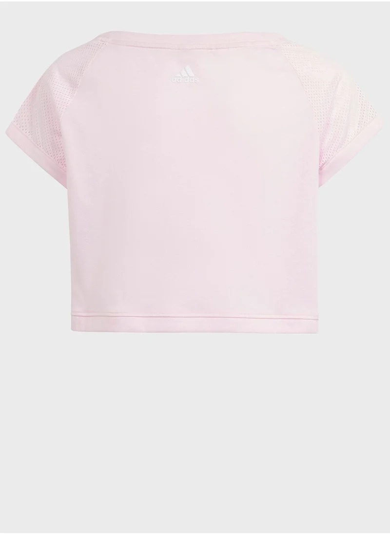 Adidas Kids Cropped T-Shirt