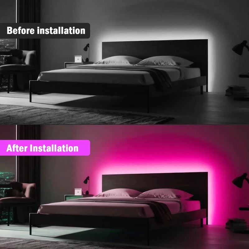 KISUFU DC5V USB COB Led Strip Light White/Pink/Red/Yellow/Ice Blue/Green 8MM 320LEDs/M Flexible Night Light for Home Decor TV Backlight - Image 5