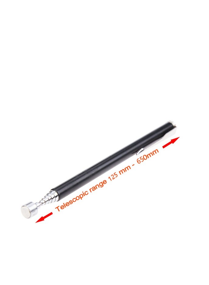 AROAQ Telescoping Magnetic Pickup Tools, Extendable Grabber Mechanic Tools, Mini Portable Telescopic Magnetic Magnet Pen For Picking Up Nut Bolt Extendable Pickup Rod Stick, ( Black )  - Image 1
