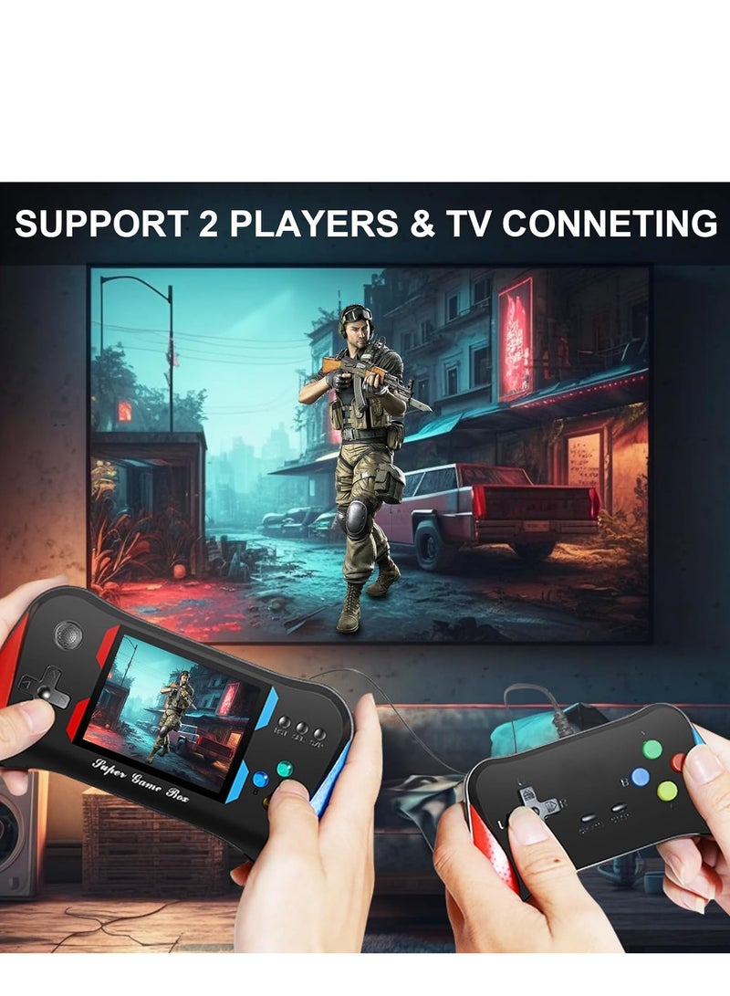 X7M Portable Handheld Game Console, 2-player 3.5-Inch 500 Games Comes with Gamepad, Nostalgic Retro Arcade Game Boy Birthday Present (Double Players) - Image 3