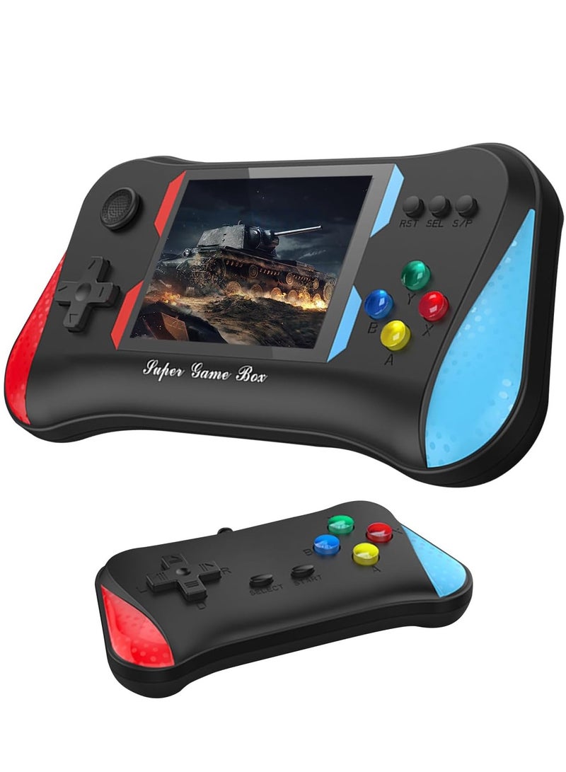 X7M Portable Handheld Game Console, 2-player 3.5-Inch 500 Games Comes with Gamepad, Nostalgic Retro Arcade Game Boy Birthday Present (Double Players) - Image 1