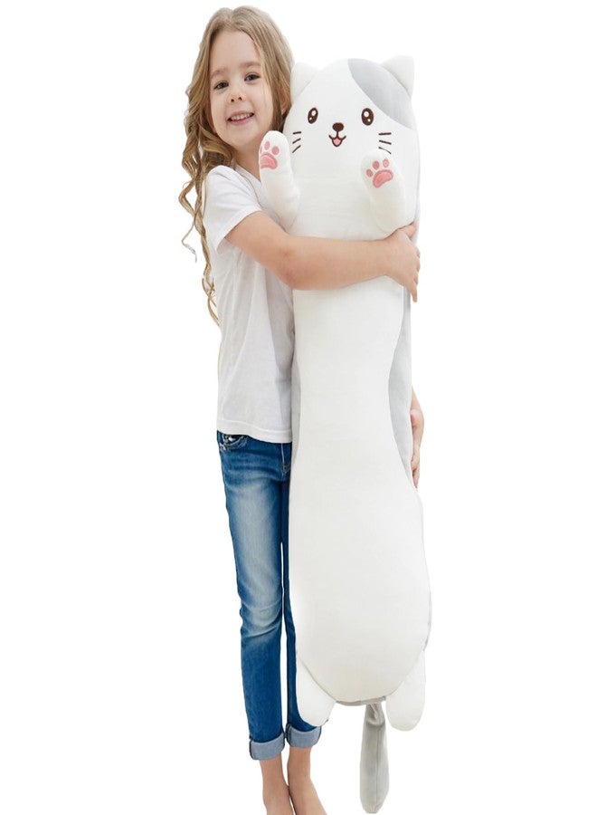 Dalmao 36" Cat Stuffed Animal, Soft Long Pillow Doll Cute Cartoon Kitten Plush Body Pillow Plushies Toy Gift for Kids, Girls, Birthdays - Image 1