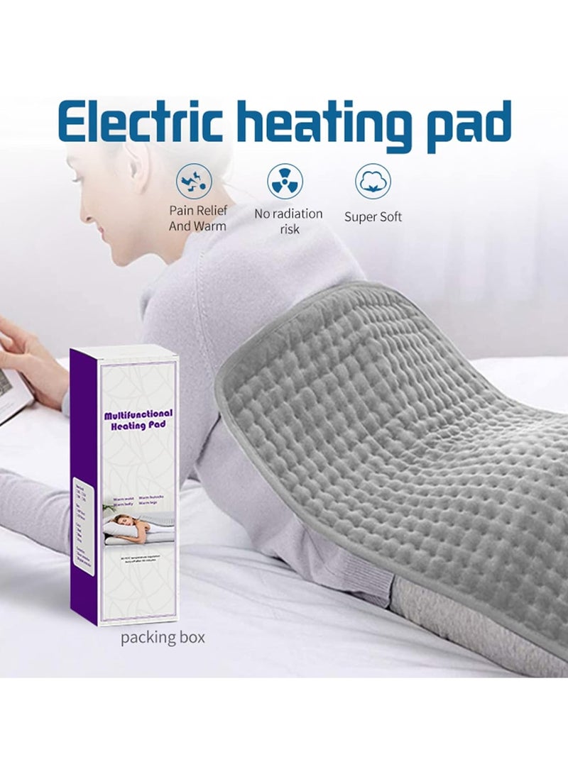 Proset Heating Pad, Electric Heat Pad for Back Pain and Cramps Relief, Electric Fast Heat Pad with 9 Heat Settings, 4 Timer Options, Auto Shut Off, Machine Washable 12 x 24 inches - Image 3
