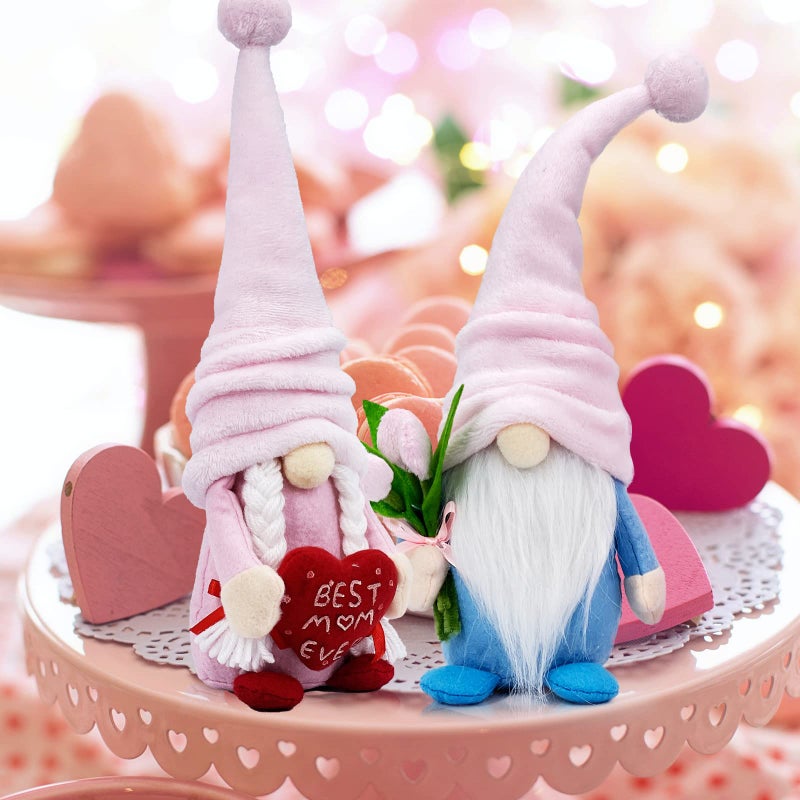 Lovinland Mothers Day Decorations - Gnomes Decor for Mother's - Best Ever Christmas Birthday Gifts for Mom Who Have Everything from Daughter, Son - Valentines Anniversary Day Gifts for Mama & Father - Image 5