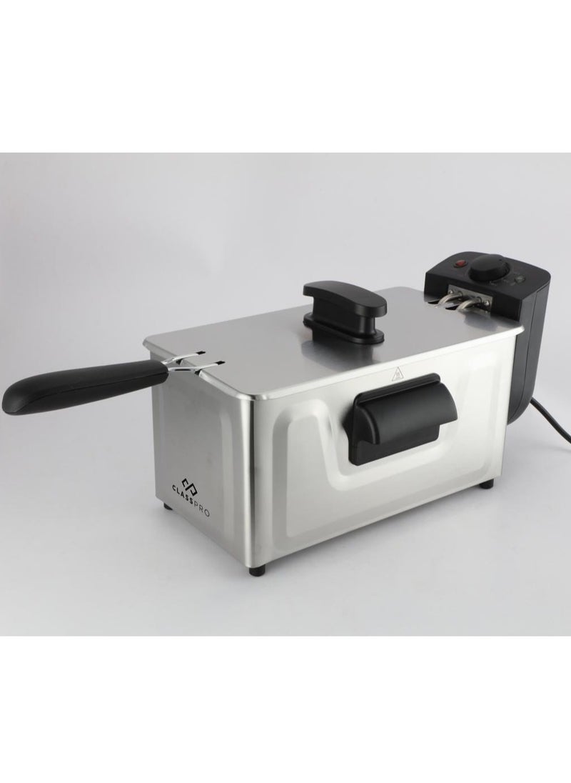 ClassPro Deep Fryer3L1800WStainless Steel  - Image 1