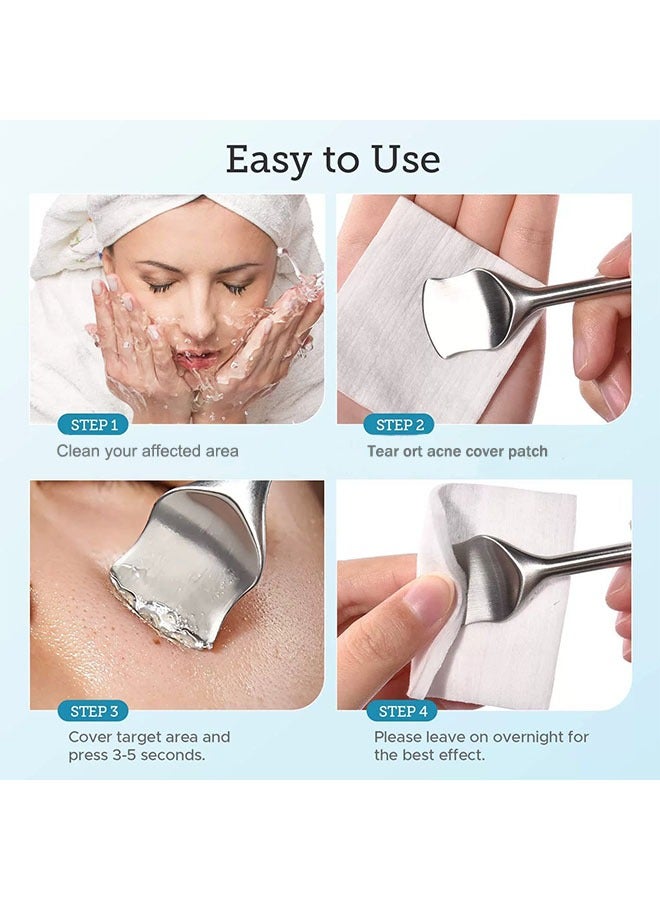 Generic Stainless Steel Pore Cleaning Tools, Blackhead Cleaners, Acne Cleaning Beauty Spatulas, Makeup Removal Tools, Comedone & Whitehead Extraction – Facial Skin Scrubber for Nose, T-zone & Makeup Removal  - Image 4