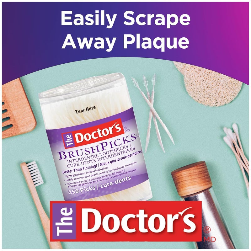 The Doctors Brushpicks Toothpicks, 275 Count - Image 3