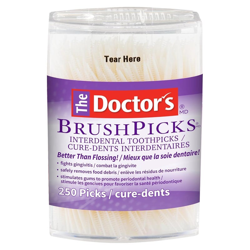 The Doctors Brushpicks Toothpicks, 275 Count - Image 1