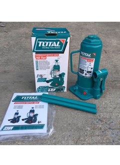 TOTAL Total 4 Ton Hydraulic Bottle Jack - THT109042, Heavy-Duty with Safety Valve, Adjustable Height 190mm - 370mm, Perfect for Automotive and Industrial Lifting  - Image 2