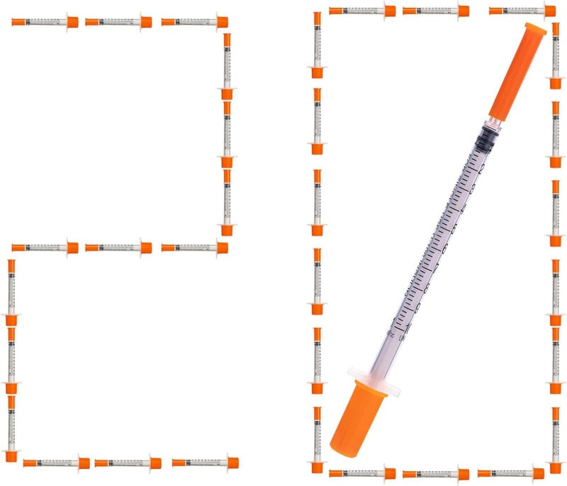 XTAIQD 20 pack 1ml 0.31x8mm Plastic Multiple Uses Measuring Tools,Dispensing Measuring Tool,laboratory accessories, individually sealed packaging - Image 1