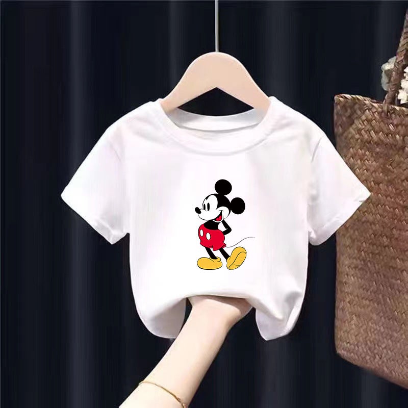 2013# cuhk children's short sleeve t-shirt children's clothes new summer coat 100 cotton men's and women's children's clothing base shirt - Image 2