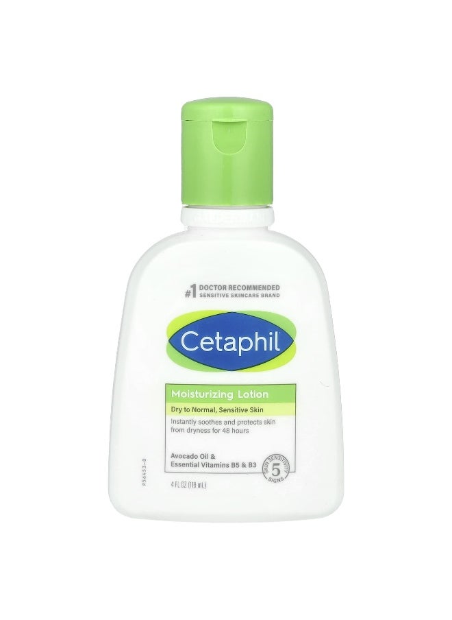 Cetaphil Cetaphil, Moisturizing Lotion, Fragrance Free, 4 fl oz (118 ml)  - Image 1