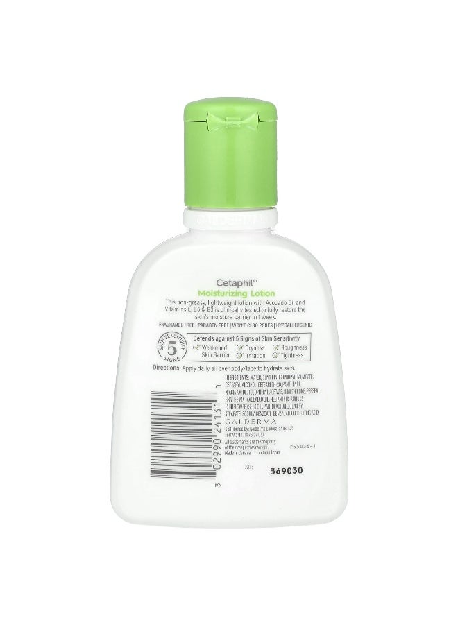 Cetaphil Cetaphil, Moisturizing Lotion, Fragrance Free, 4 fl oz (118 ml)  - Image 2