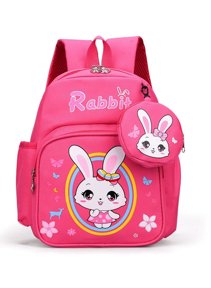 Cute Children's Cartoon Backpack + Coin Bag 30*23*14cm For 3-7 Years Old - Image 1