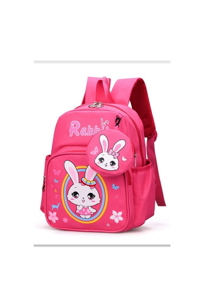 Cute Children's Cartoon Backpack + Coin Bag 30*23*14cm For 3-7 Years Old - Image 2