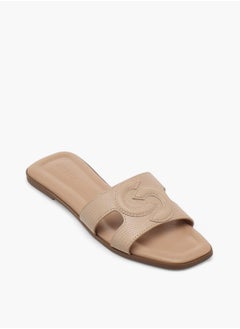 Celeste Women's Logo Embossed Slip-On Sandals  - Image 1