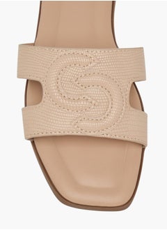 Celeste Women's Logo Embossed Slip-On Sandals  - Image 4