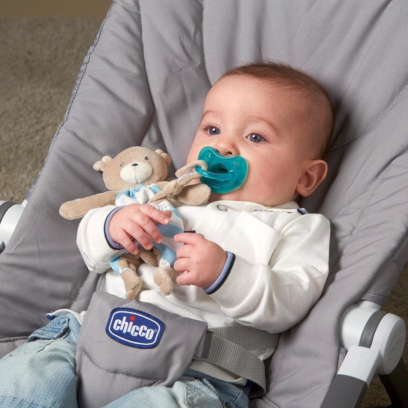 Chicco PhysioForma 100 Soft Silicone One Piece Pacifier for Babies 1624 Months  BPA  Latex Free  Reusable Case  BlueGreen 2pk - Image 2