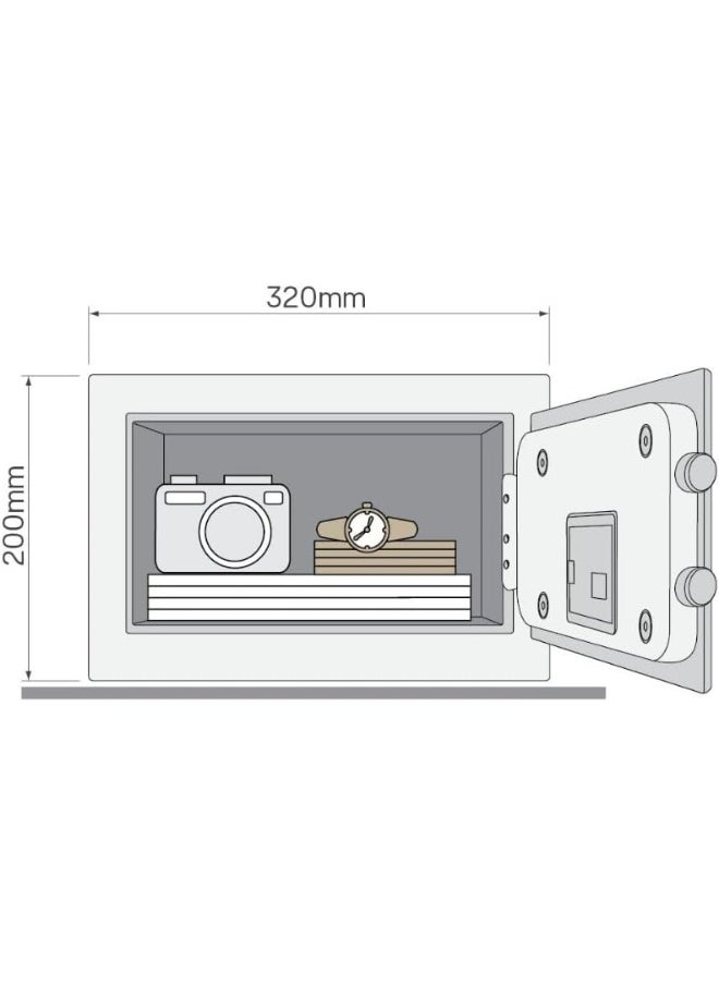 Yale YEC/200/DB1 Small Alarmed Value Safe