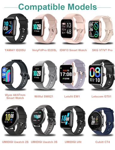 Bicmice Smart Watch Charger for Wyze Letsfit YAMAY VeryFitPro Umidigi SW023 ID205L SW021 ID205U ID205S SW025 Uwatch 3S 3 2 2S Magnetic USB Charging Cable - Image 2