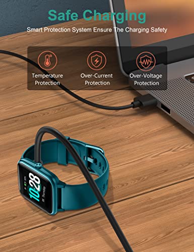 Bicmice Smart Watch Charger for Wyze Letsfit YAMAY VeryFitPro Umidigi SW023 ID205L SW021 ID205U ID205S SW025 Uwatch 3S 3 2 2S Magnetic USB Charging Cable - Image 5