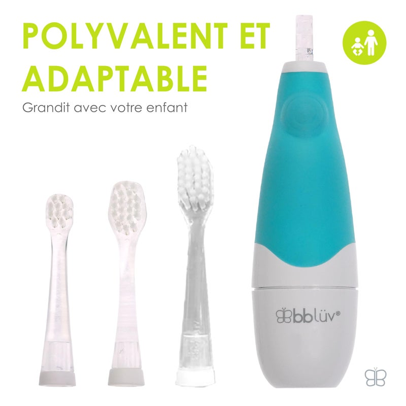 bblÃ¼v - SÃ¶nik - 3 Stage Sonic Toothbrush for Babies, Infants, Toddlers, and Children - Electric Toothbrush - LED Light, Two Minute Timer - Image 2