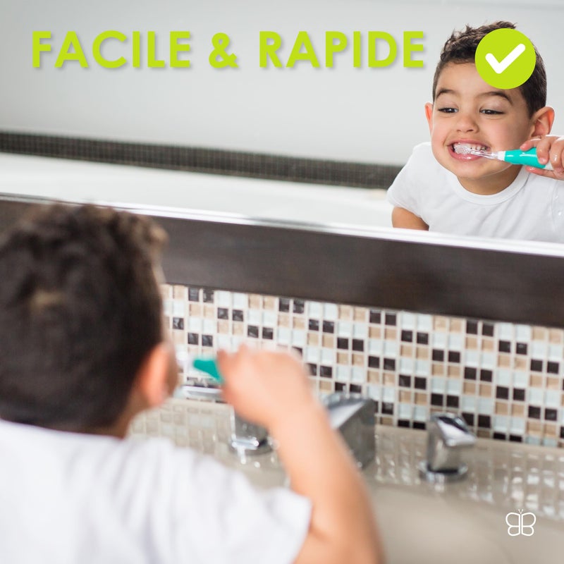 bblÃ¼v - SÃ¶nik - 3 Stage Sonic Toothbrush for Babies, Infants, Toddlers, and Children - Electric Toothbrush - LED Light, Two Minute Timer - Image 5