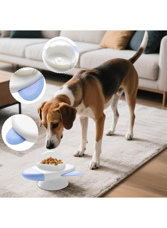 White Interactive Treat Dispensing Dog Toy Slow Feeder Puzzle Ball For Puppy Training - Image 3