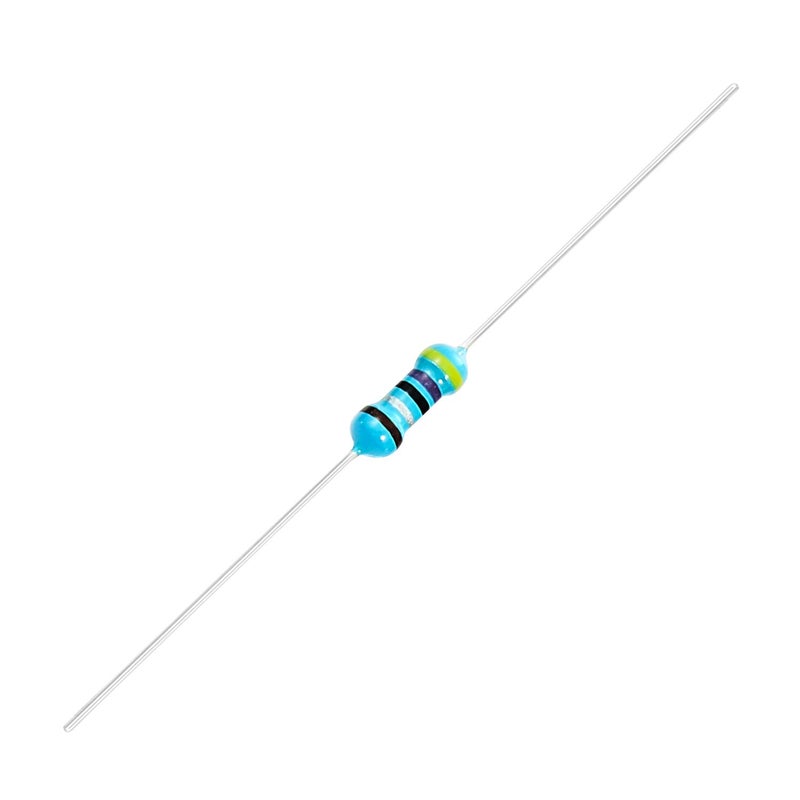 CHANZON 100pcs 1/4W (0.25W) 4.7 Ω ohm 4r7 Metal Film Fixed Resistor 0.01 ±1% Tolerance 4.7R MF Through Hole Resistors Current Limiting Rohs Certificated - Image 2