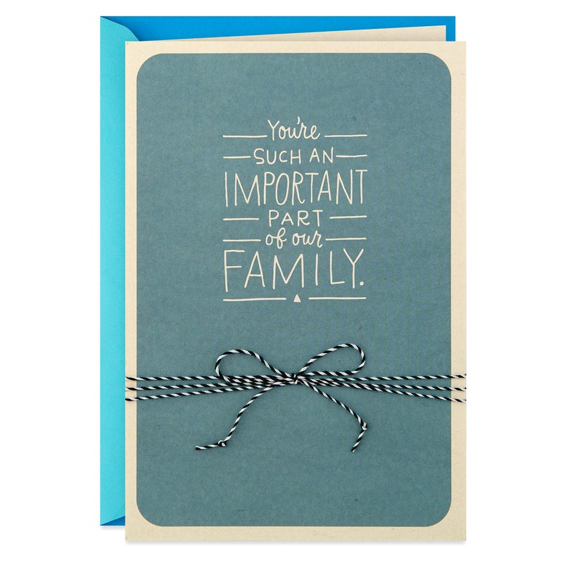 Hallmark Father's Day Card for Family (Important Part of Our Family) (529FFW9582) - Image 1
