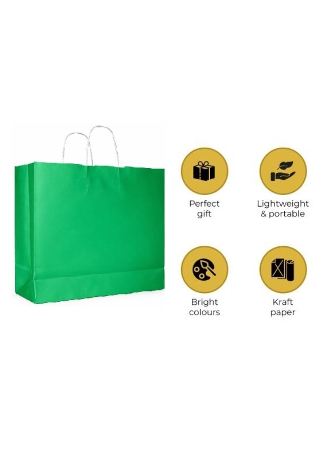 Green Paper Bag 25 pcs / 41*41*12 - Image 2