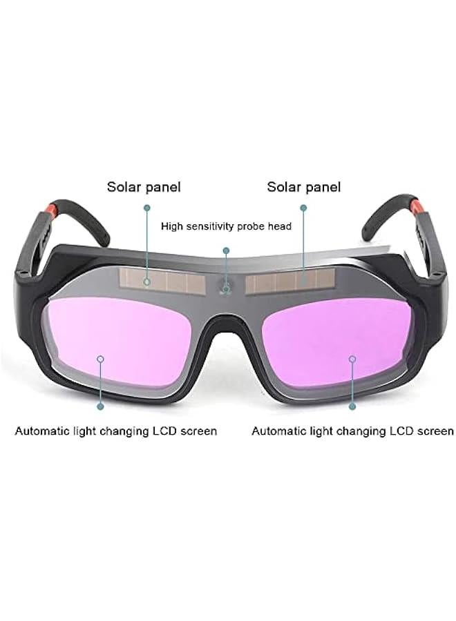 MOXO Welding glassesAutomatic Variable Light Welders Welding Glasses Welding Antiglare Protections Professional Weld Glasses Utility Welders Welding Tools - Image 4