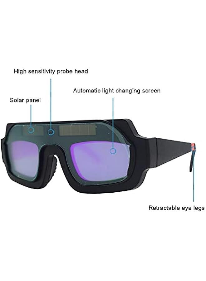 MOXO Welding glassesAutomatic Variable Light Welders Welding Glasses Welding Antiglare Protections Professional Weld Glasses Utility Welders Welding Tools - Image 5