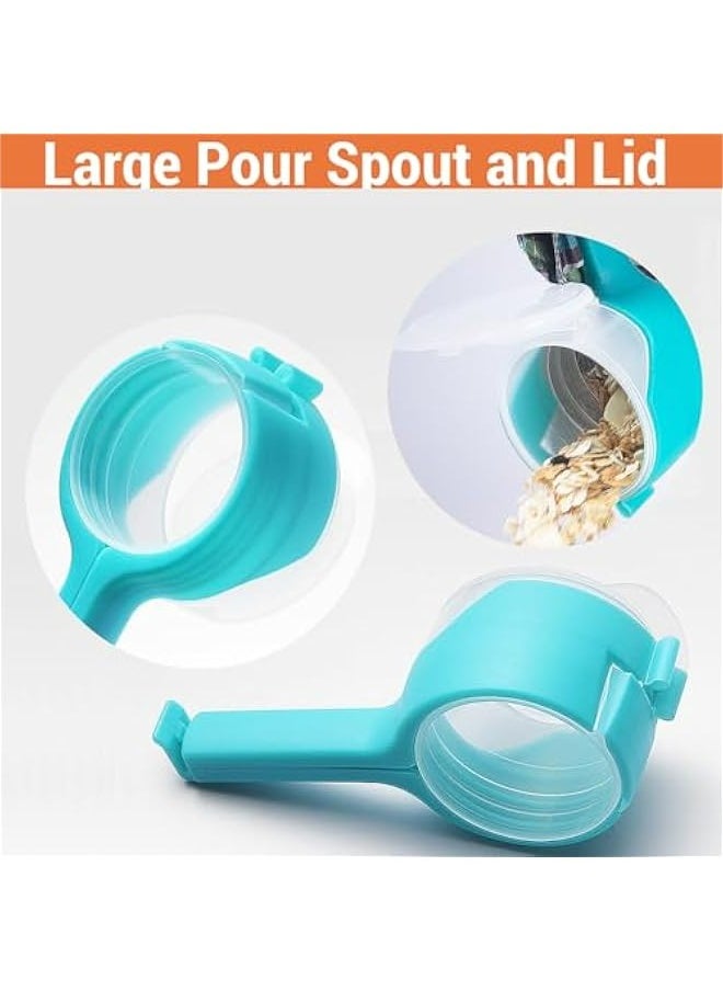 Generic - Set of 4 Snack Sealing Clips with Pour Spouts in Mixed Colors - Image 1