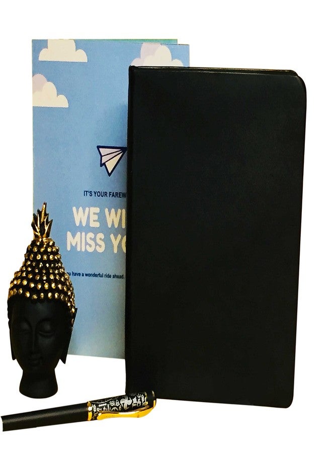 Northland Diary, Ball Pen, Buddha Figurine, and Farewell Greeting Card Farewell Gift Combo - Ideal Farewell Gift - Image 1