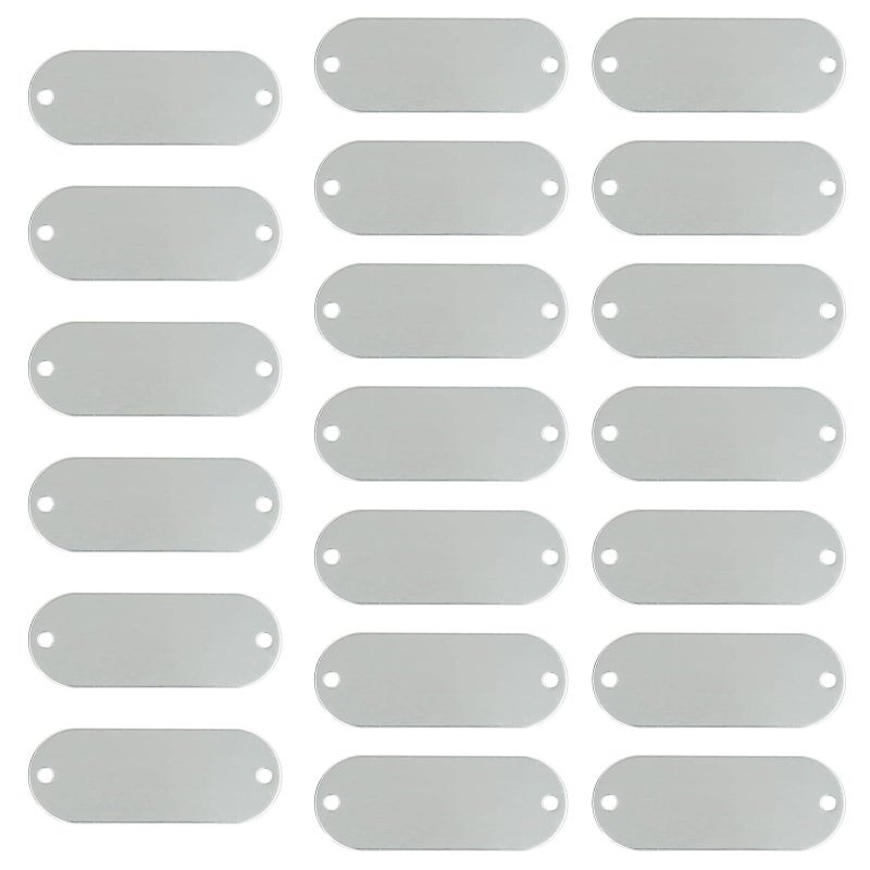 Steel Color Metal Tags For Permanent Engraving Stamping Outdoor Equipment Labels - Image 2
