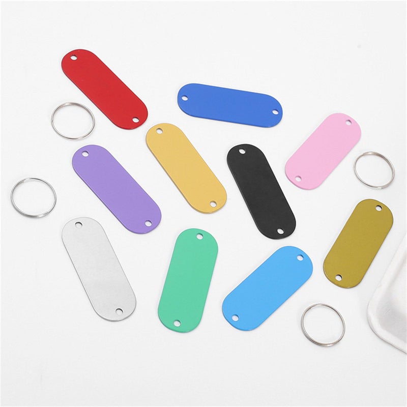Steel Color Metal Tags For Permanent Engraving Stamping Outdoor Equipment Labels - Image 5