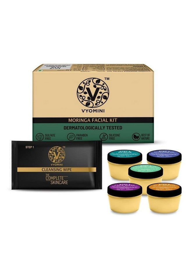 Vyyomini Mooringa Facial Kit - Complete Skincare Solution with Moringa Extract for Radiant, Smooth, and Hydrated Skin - Includes Cleansing, Toning, and Moisturizing for All Skin Types Pack of 1 - Image 1