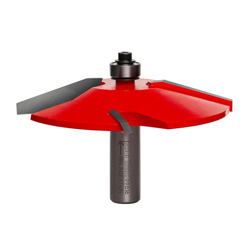 Freud 99-516: 3-1/2" (dia.) Raised Panel Bit with 1/2" shank, 1/2" carbide height - Image 1