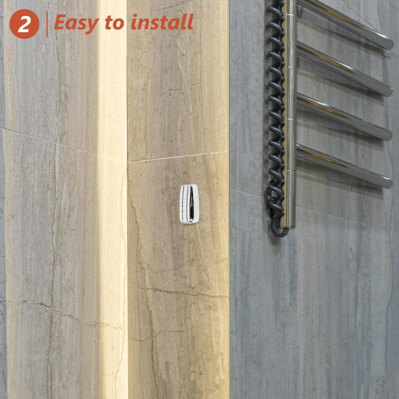 SUPVOX Zinc Alloy Foldable Wall Towel Hook Brushed Silver For Bathroom Rv - Image 5