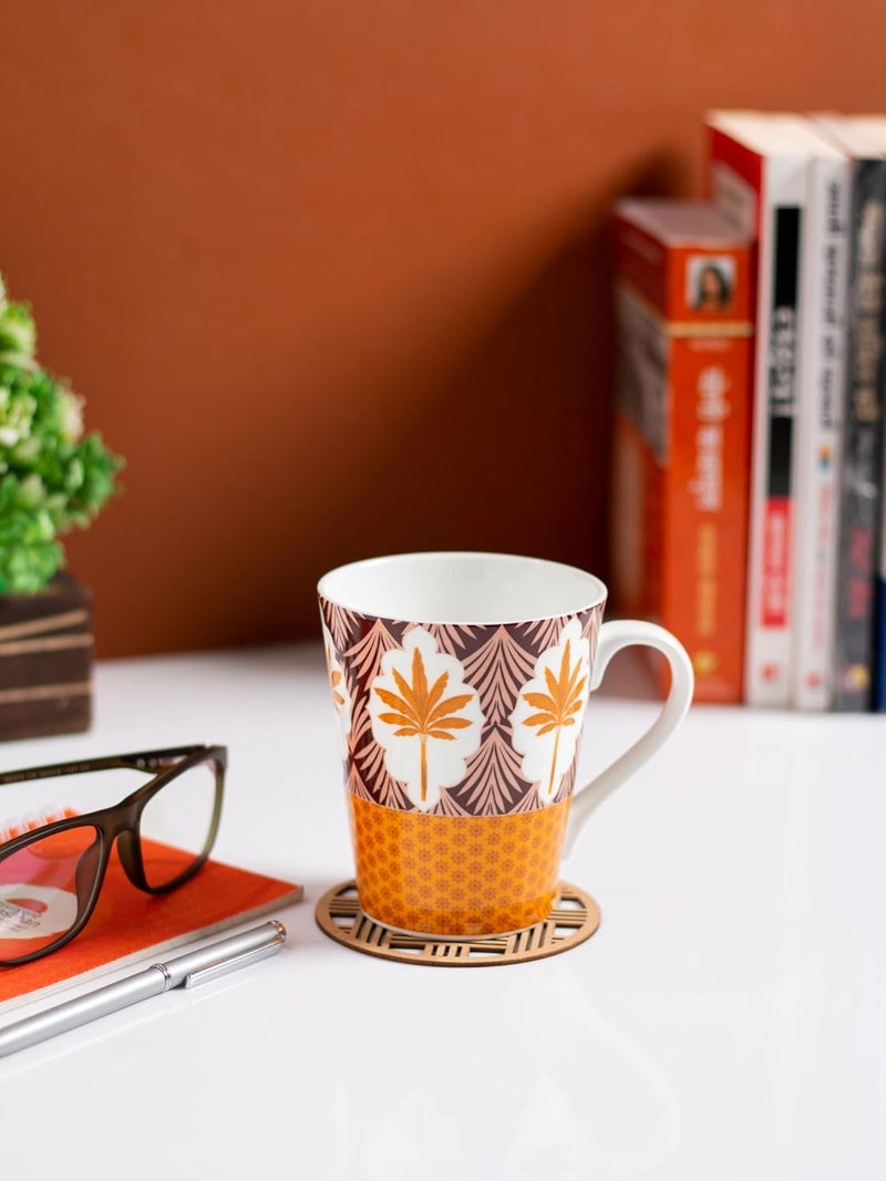JCPL Fine Ceramic Zing MilkCoffee Mugs Set of 2350 ml Each JC MM2 ZING O303 - Image 3