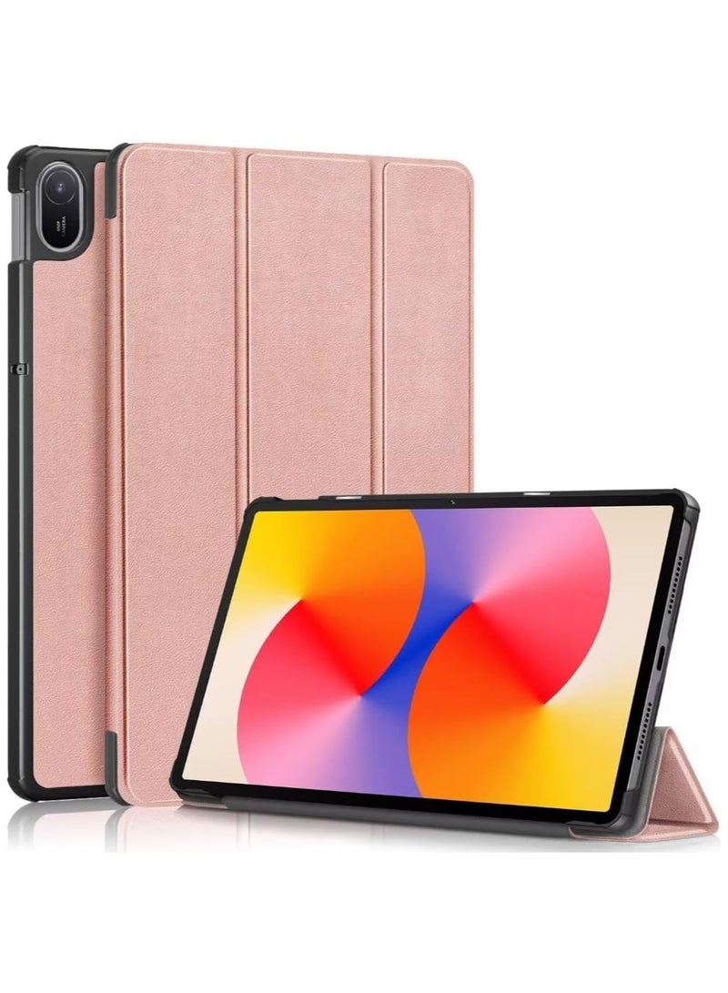 VKL Case for Honor Pad X8a 11 Inch (2024),Cute Tri-Fold Anti-fall Smart Tablet Cover with Stand Function,Anti-friction Kids-Friendly Protective Cover (gold) - Image 1